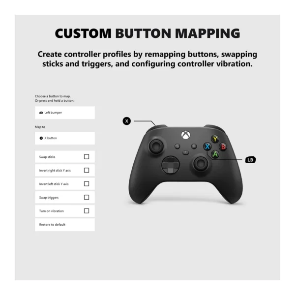 Xbox Wireless Core Controller - Carbon Black​ - Image 4