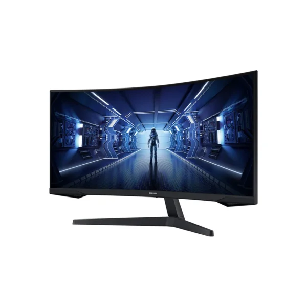SAMSUNG 34-Inch Odyssey G5 Ultra-Wide Gaming Monitor with 1000R Curved Screen, Black - Image 2